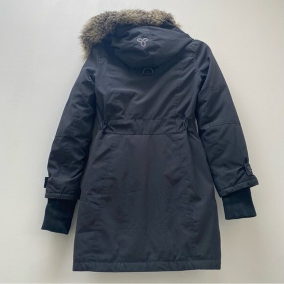 Aritzia TNA The Bancroft Black Down Filled‎ Slim Fit Parka Women's Size XS - Picture 2 of 16